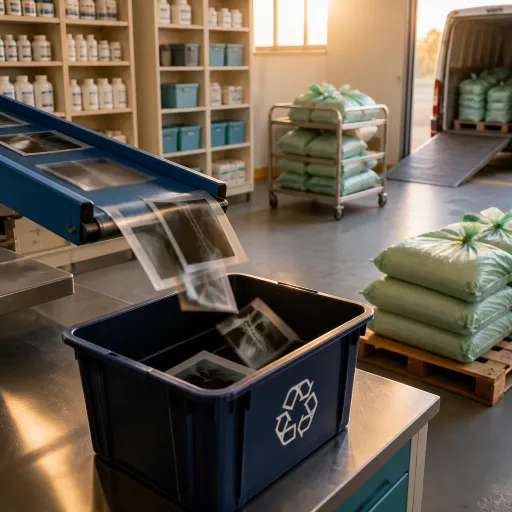 Structurer une filière de recyclage des radiographies en pharmacie pour une logistique RSE performante
